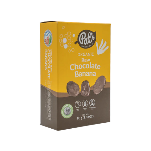 Organic Raw Chocolate Banana Slices - 80g