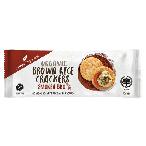 Brown Rice Crackers | Smokey BBQ