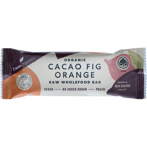 Raw Wholefood Bar | Cacao Fig Orange