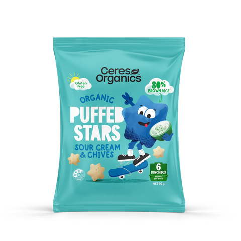 Puffed Stars | Sour Cream & Chives