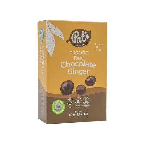 Organic Raw Chocolate Gingers - 80g