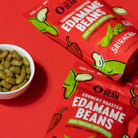 Crunchy Roasted Edamame Beans | Sriracha