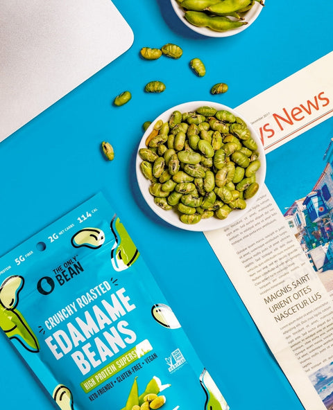 Crunchy Roasted Edamame Beans | Sea Salt