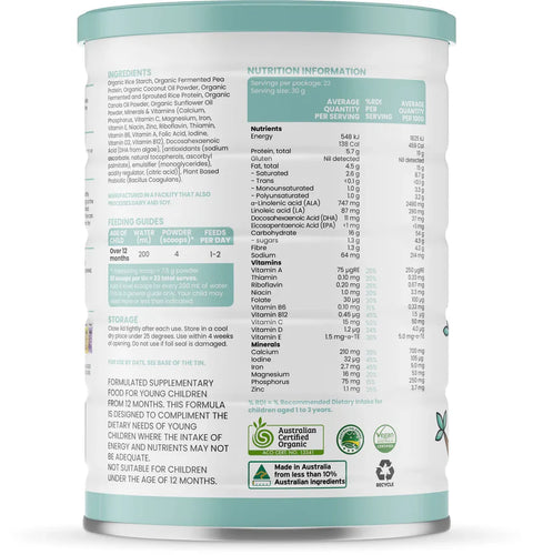 Sprout Organic Plant Based Toddler Drink 700g