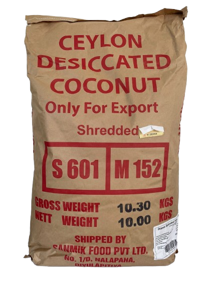 Organic Desiccated Coconut Shreded - 10kg Bag