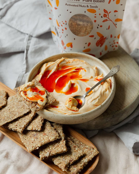 Almond Crackers | Activated Almond Dukkah