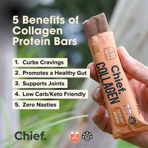 Collagen Protein Bar | Hazelnut Brownie