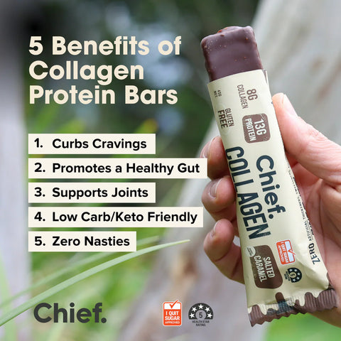 Collagen Protein Bar | Choc Salted Caramel