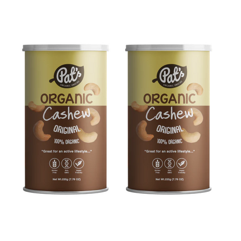 Organic Cashew - Original 220g X 2 Canisters