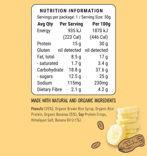 Protein Bar | Banana Peanut