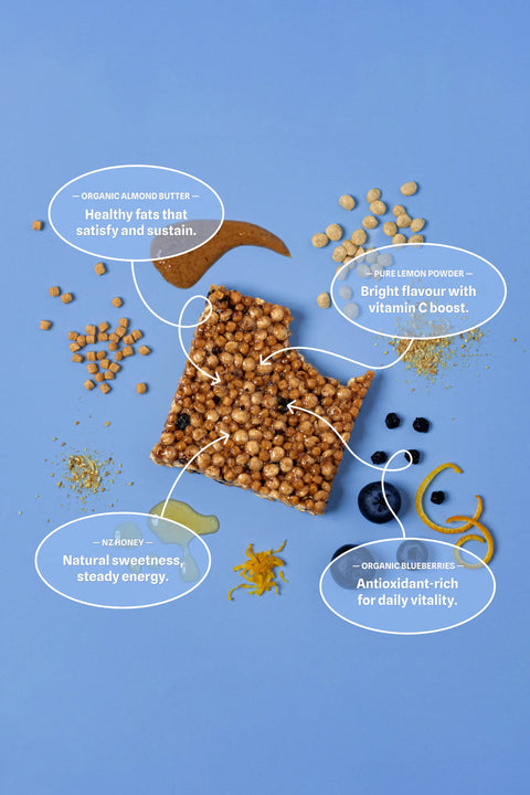 Protein Crisp Nutrition Bar | Blueberry Lemon