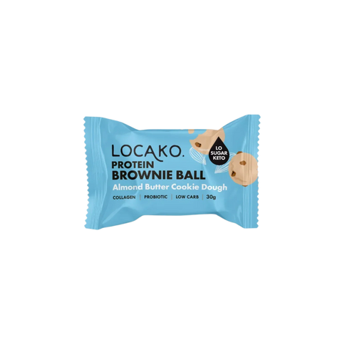 Protein Collagen Brownie Ball | Almond Butter Cookie Dough