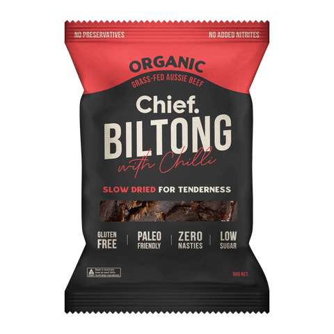 Organic Biltong | Cayenne Chilli