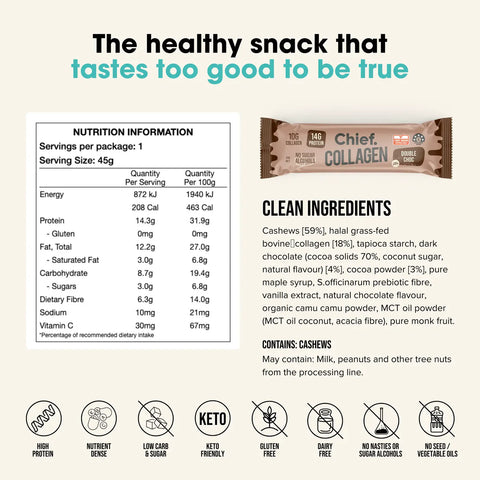 Collagen Protein Bar | Double Choc