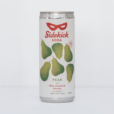 Sidekick Pear Soda 12-Pack NZ