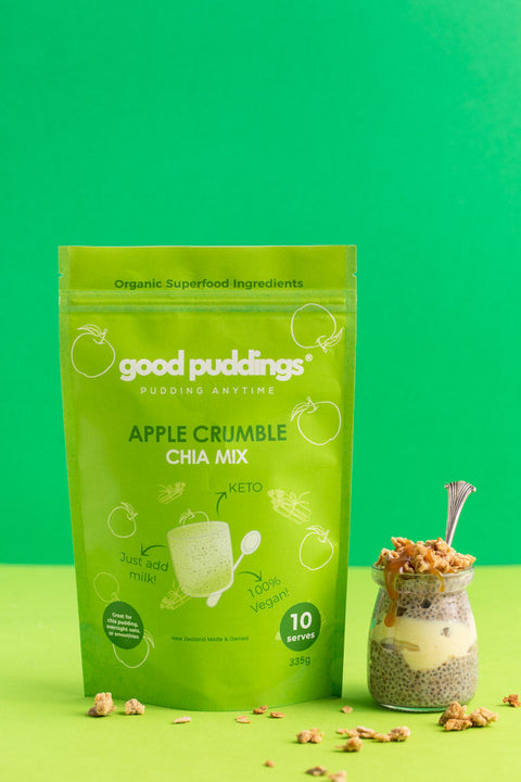 DIY Chia Pudding Mix | Apple Crumble
