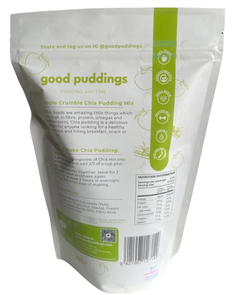 DIY Chia Pudding Mix | Apple Crumble