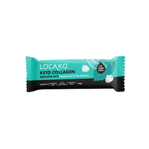 Collagen Brownie Bar | Peppermint Macadamia