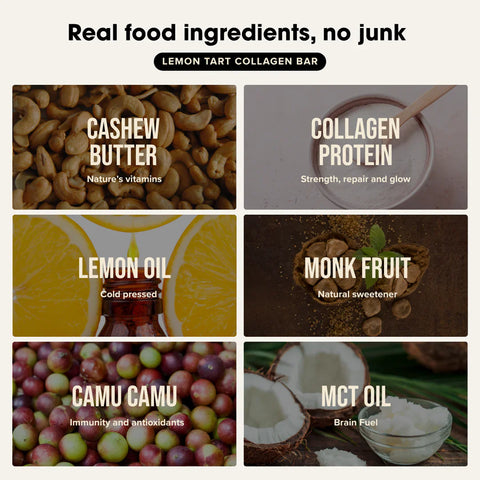 Collagen Protein Bar | Lemon Tart