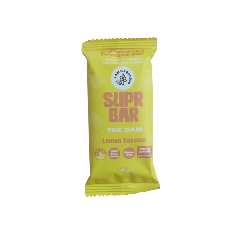 Caffeinated Protein Bar | Lemon Coconut