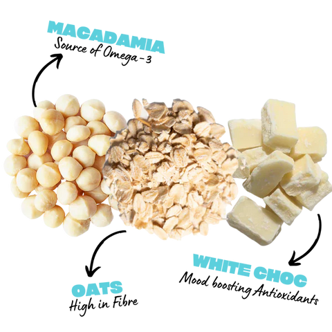 Oat Bar | White Choc & Macadamia