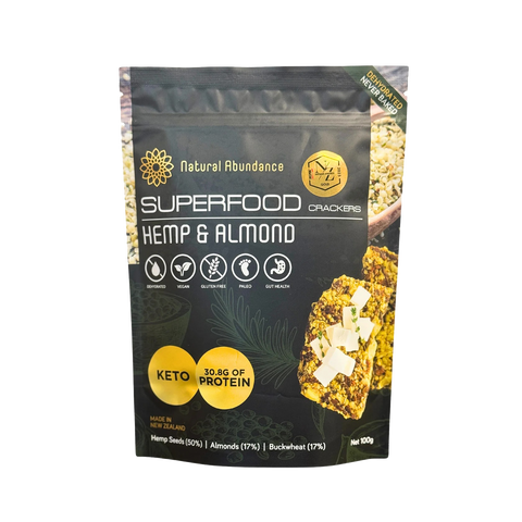 Superfood Crackers | Hemp & Almond