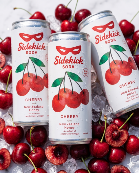 Sidekick Cherry Soda 12-Pack NZ