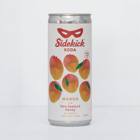 Sidekick Mango Soda 12-Pack NZ