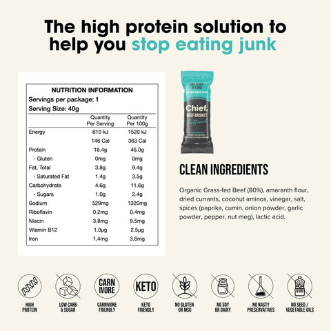 Organic Beef Bar | Traditional