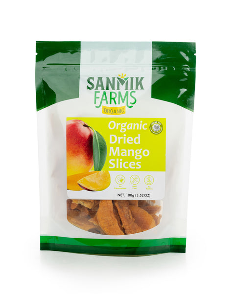 Organic Dried Mango Slices 100g