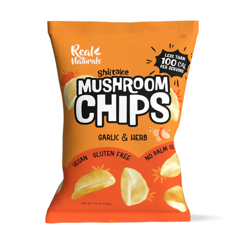 Shiitake Mushroom Chips | Garlic & Herb