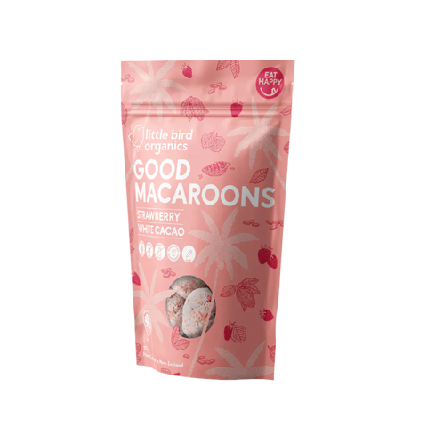 Macaroons | Strawberry & White Cacao