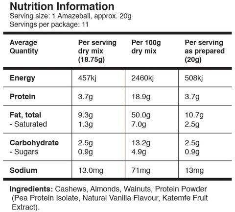 DIY Amazeballs Mix | Vanilla
