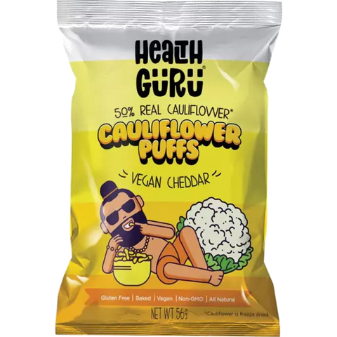 Cauliflower Puffs | Vegan Cheddar