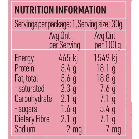 Protein Collagen Brownie Ball | Raspberry White Choc