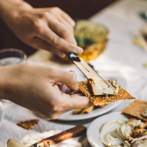 Almond Crackers | Cayenne Sundried Tomato
