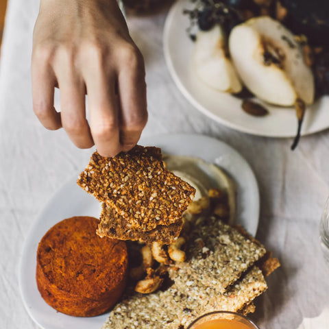 Almond Crackers | Cayenne Sundried Tomato