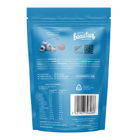 Freeze-Dried Fruit | Crunchy Whole Blueberries