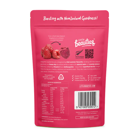 Freeze-Dried Fruit | Crunchy Whole Raspberries