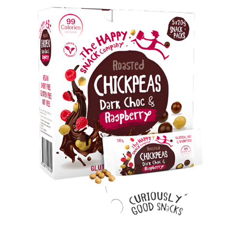 Roasted Chickpeas | Dark Chocolate & Raspberry