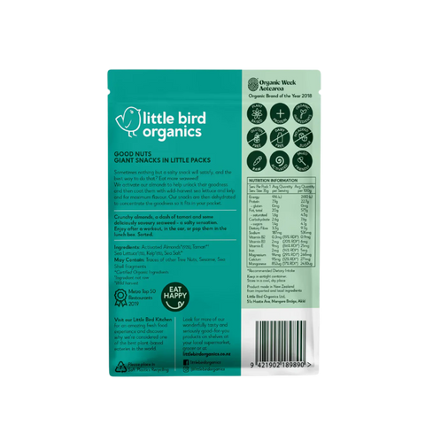 Activated Nuts | Salty Seaweed Almonds