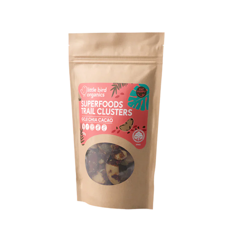Superfoods Trail Clusters | Goji Chia Cacao