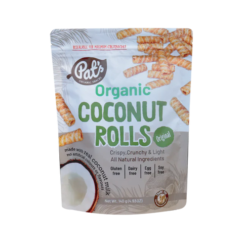 Organic Coconut Rolls (Original) 140g