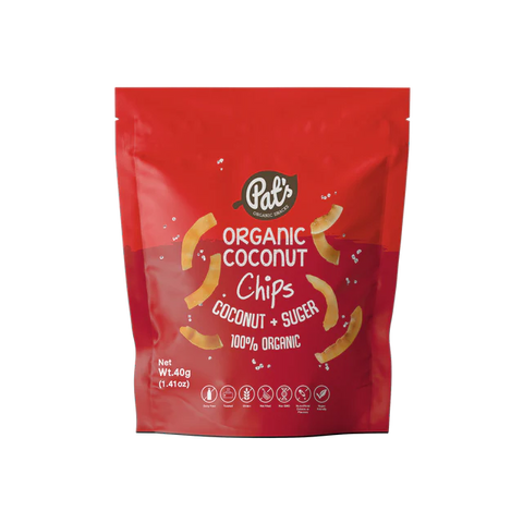 Organic Coconut Chips with Coconut Sugar  60g