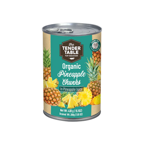 Organic Pineapple Chunks in Pineapple Juice 430 g