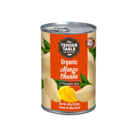 Organic Mango Chunks in Pineapple Juice  430g